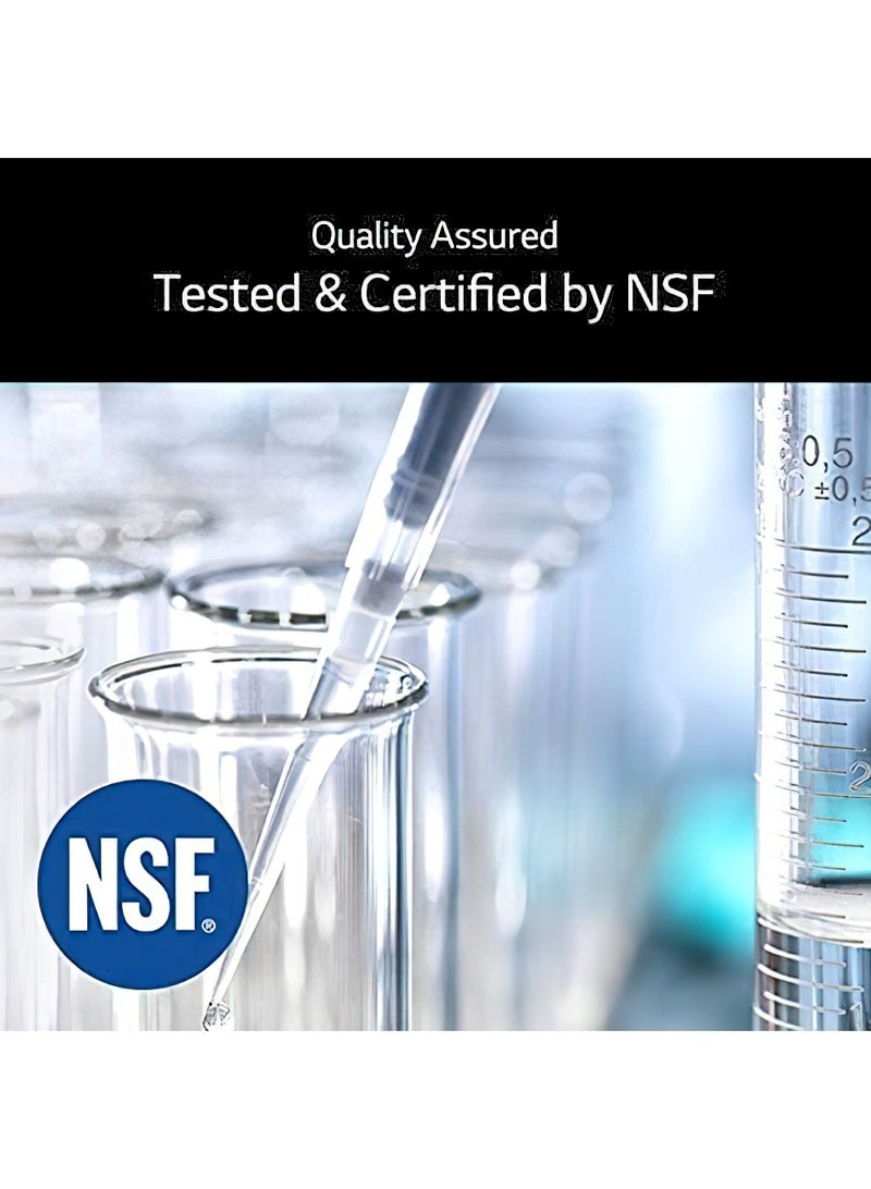 فلتر مياه الثلاجة، LT1000P لفلتر تنقية مياه ثلاجة LG، استبدال لمدة 6 أشهر / 200 جالون لـ Kenmore9980 (عبوة من 2) - Image 5